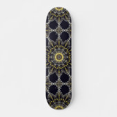 Abstrakte Mandala-Straßenkunst Skateboard (Vorne)