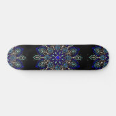 Abstrakte Mandala-Straßenkunst Skateboard (Horizontal)