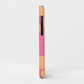 Abstrakte Mandarine rosa und gelb Case-Mate iPhone Hülle (Hinten/Links)