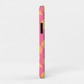 Abstrakte Mandarine rosa und gelb Case-Mate iPhone Hülle (Hinten/Rechts)