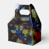 Abstrakte Mandeln unter deformiertem Dunkelglas Geschenkschachtel (Vorderseite)