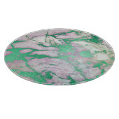 ABSTRAKTE MARBLE GREEN LILAC TRAY CUTTING BOARD SCHNEIDEBRETT (Ecke)