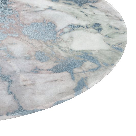 ABSTRAKTE MARBLE OCEAN BLUE TRAY CUTTING BOARD SCHNEIDEBRETT (Ecke)
