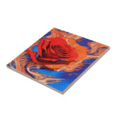 Abstrakte Marble-Rose Fliese (Seite)
