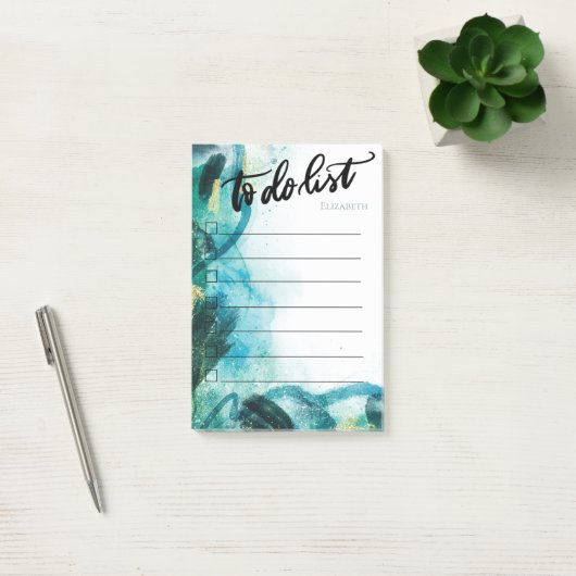 Abstrakte, markierte Markierung Post-it Klebezettel (Büro)