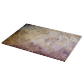 Abstrakte Marmor- und Quarzkristall Beschaffenheit Schneidebrett (Ecke)