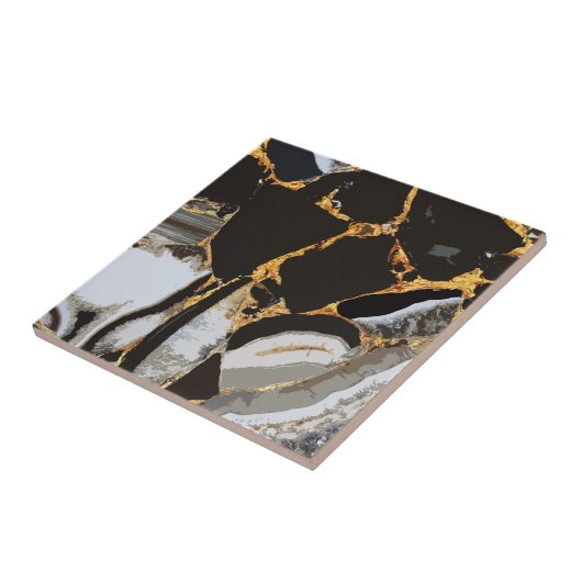 Abstrakte Marmorierungbeschaffenheit Fliese (Seite)