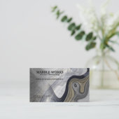 Abstrakte Marmorküche, die Service umgestaltet Visitenkarte (Stehend Vorderseite)