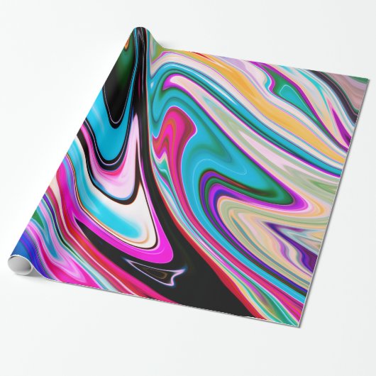 Abstrakte Marmorsteinstruktur Geschenkpapier (Ungerollt)