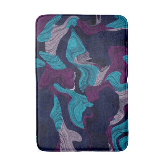 Abstrakte Marmortextur Badematte (Vorderseite Vertikal)