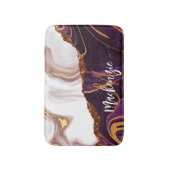 Abstrakte Marmortextur Badematte (Vorderseite Vertikal)