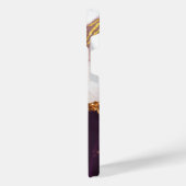 Abstrakte Marmortextur iPhone Hülle (Linke Seite)