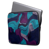 Abstrakte Marmortextur Laptopschutzhülle (Vorderseite Links)