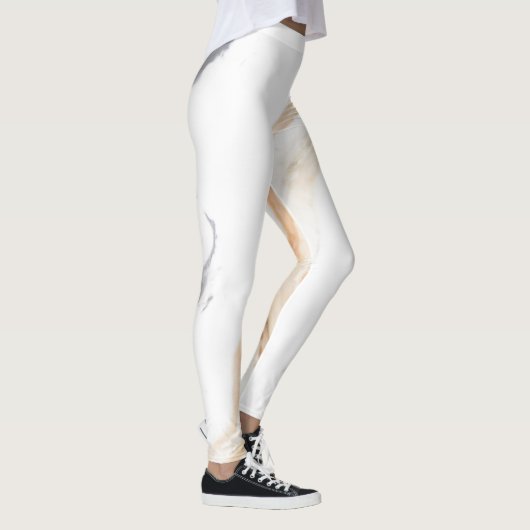 Abstrakte Marmortextur Leggings (Rechts)