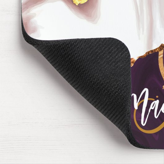 Abstrakte Marmortextur Mousepad (Ecke)