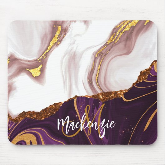 Abstrakte Marmortextur Mousepad (Vorne)