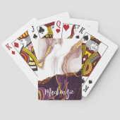 Abstrakte Marmortextur Spielkarten (Rückseite)