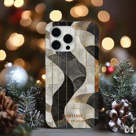 Abstrakte Marmorwellen - erdig Elegantes Design Case-Mate iPhone Hülle