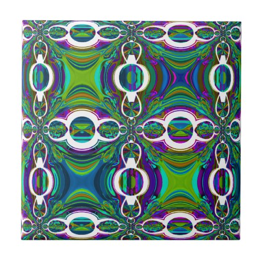 Abstrakte marokkanische Entwurfs-Fliese Fliese (Vorderseite)