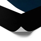 Abstrakte marokkanische Türmauer Kunst Poster (Ecke)