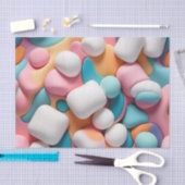 Abstrakte Marshmallows Seidenpapier (Handwerk)