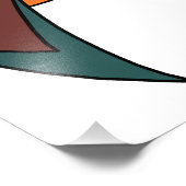 Abstrakte Maske 1 Fotodruck (Ecke)