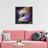Abstrakte Maskerade Leinwand Wandkunst (Insitu (Wohnzimmer))