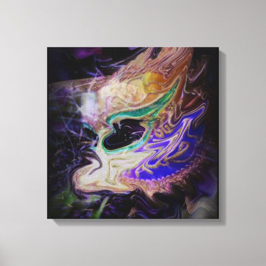 Abstrakte Maskerade Leinwand Wandkunst (Vorderseite)