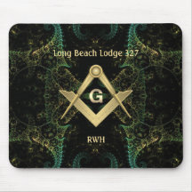 Abstrakte Masonic Mit Monogramm Mouse Pad