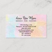 *~* Abstrakte Massagetherapie Visitenkarte (Rückseite)