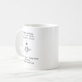 Abstrakte Mathematik verständlich machen: Schülerv Kaffeetasse (Vorderseite Links)