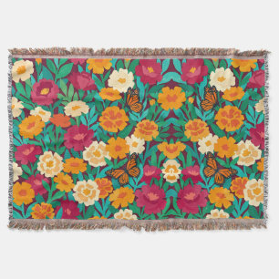 Abstrakte Matisse Ringelblumen Schmetterlinge Deck Decke