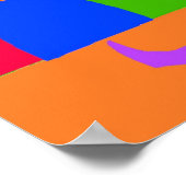 Abstrakte Matisse-Stilformen Poster (Ecke)