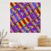 Abstrakte Matisse-Stilformen Poster (Küche)