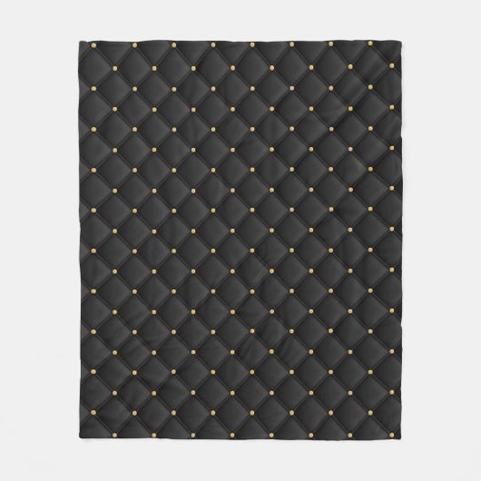 Abstrakte, matte, quadratische Struktur Fleecedecke (Vorderseite)