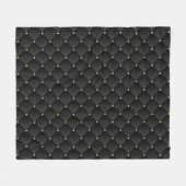 Abstrakte, matte, quadratische Struktur Fleecedecke (Vorderseite (Horizontal))