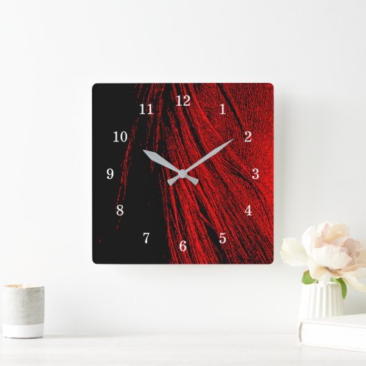 Abstrakte Maueruhr Quadratische Wanduhr (Zuhause)