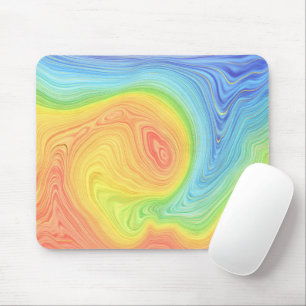 Abstrakte Maus-Pad mit flüssigem Swirl Mousepad