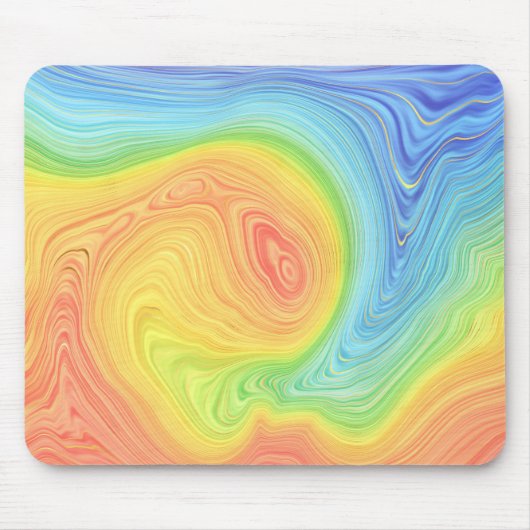 Abstrakte Maus-Pad mit flüssigem Swirl Mousepad (Vorne)