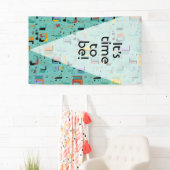 Abstrakte maya-alte Gesichter Muster 1 Banner (Insitu)