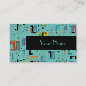 Abstrakte maya-alte Gesichter Muster 1 Visitenkarte (Vorderseite)