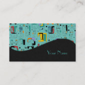 Abstrakte maya-alte Gesichter Muster 1 Visitenkarte (Vorderseite)