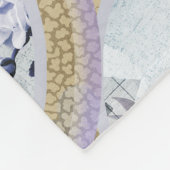 Abstrakte Méallions Fleecedecke (Ecke)