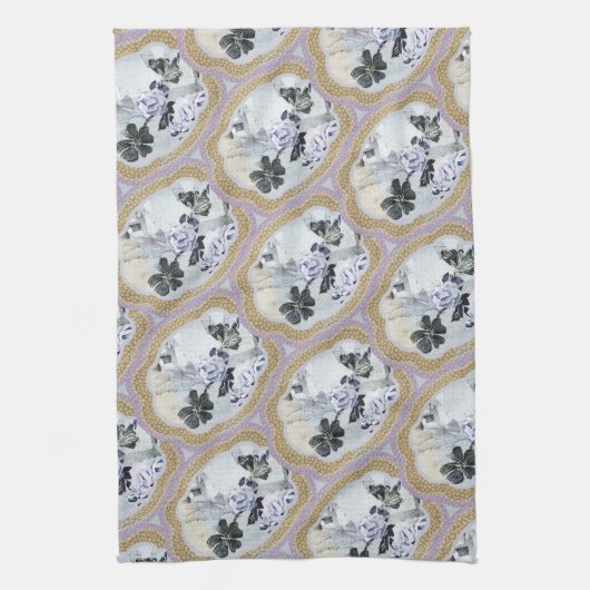 Abstrakte Méallions Geschirrtuch (Vertikal)