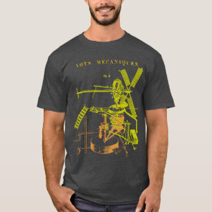 Abstrakte Mechanische Gravur aus dem 19. Jahrhunde T-Shirt