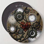 Abstrakte mechanische Konstruktion Button (Vorne & Hinten)