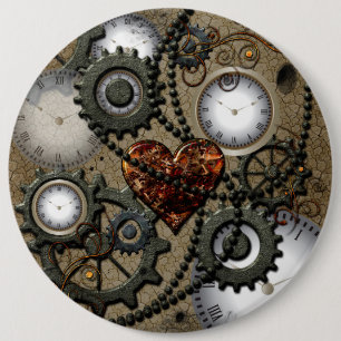 Abstrakte mechanische Konstruktion Button