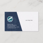 Abstrakte mechanische visitenkarte (Rückseite)