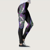 Abstrakte Medienkunst Leggings (Rechts)