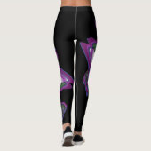 Abstrakte Medienkunst Leggings (Rückseite)